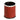 Papierbak lederlook 10L zwart of bordeaux
