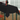 Tafelloper uni 100% polyester wit of zwart 50x140cm